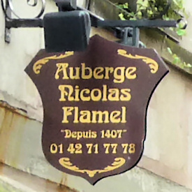 Nicolas Flamels Hus i rue de Montmorency i Paris.