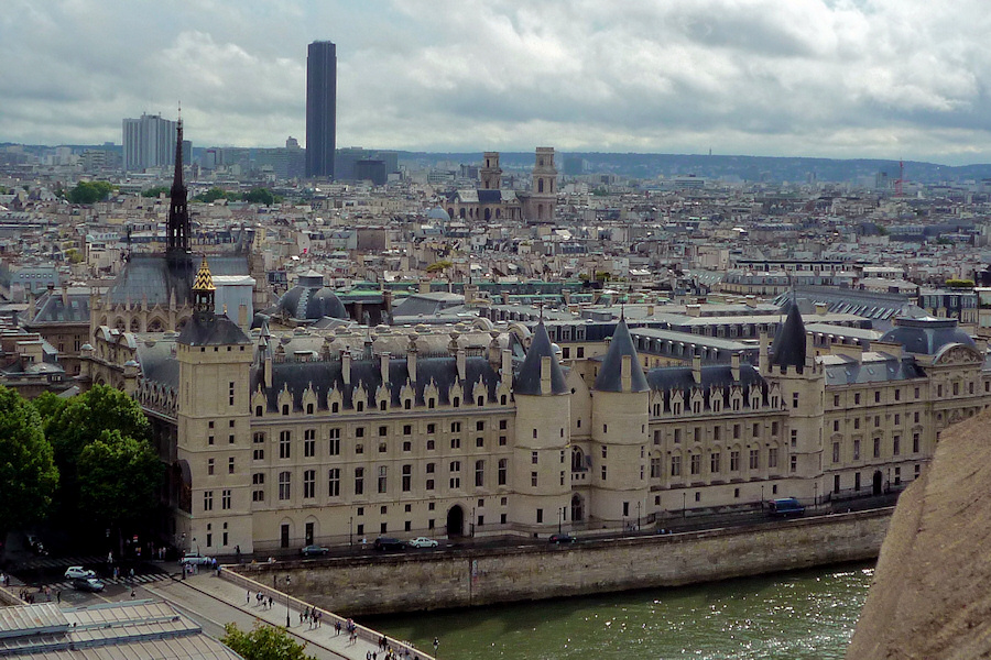 Udsigten fra Tour Saint-Jacques.