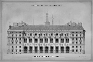 Hstel des Postes i Rue des Louvre