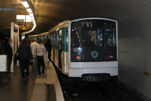 Billede af metrotogst Type MF67 p Gambetta p metrolinie 3Bis